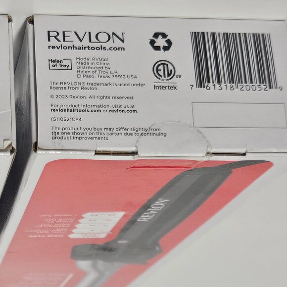 Revlon Perfect Heat 3/4" Ceramic Curling Iron Lot of 2 Open Box Tested - Picture 4 of 4